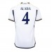 Real Madrid David Alaba #4 Voetbalkleding Thuisshirt 2023-24 Korte Mouwen